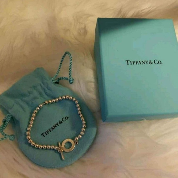 Authentic 925 Sterling Silver Tiffany beaded bracelet - Picture 4 of 4